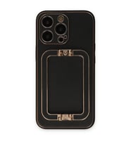 Apple İphone 13 Pro Max Kılıf Coco Elit Kapak - Siyah