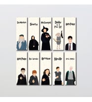 HP Dumbledore Severus Hermione Dobby 10 Adet Kitap Ayraç Seti