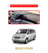 MERCEDES VİANO W639 2003-2014TORPİDO KORUMA HALISI KIRMIZI KENAR