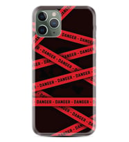 Apple iPhone 11 12 13 14 Pro Max Kılıf Desemli Silikon Danger 1372