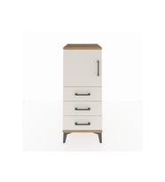 Hyperion Komodin 2 Raflı 3 Çekmeceli Tek Kapaklı 44x44x106 Çam-Aytaşı