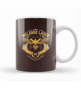 Dune Melange Lager Eagle Logo Kupa Bardak Porselen