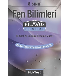 TUDEM YAYINLARI 8.SINIF LGS BLOKTEST FEN BİLİMLERİ KLAVUZ DENEME