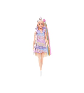 Barbie Upuzun Muhteşem Saçlı Bebek Saç Tasarım Oyun Seti Jct72