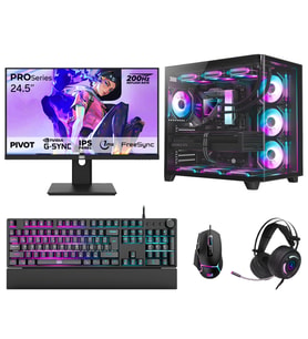 Dragos DRx7714 Ryzen 7 5700X 32GB 1TB NVMe 16GB RTX5060Ti 24.5 İnç 200Hz 1ms Oyuncu Hazır Sistem