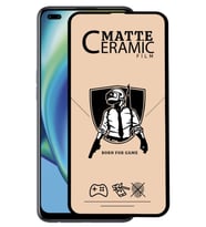 Oppo Reno 4 Mat Tam Full Kaplayan Seramik Nano Cam Ekran Koruyucu