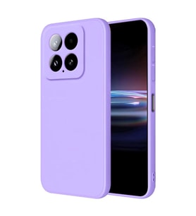 Xiaomi Mi 14t Pro Kılıf Nano İçi Kadife Silikon - Lila