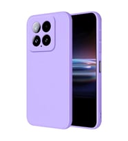 Xiaomi Mi 14t Pro Kılıf Nano İçi Kadife Silikon - Lila
