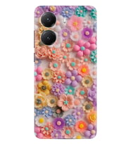 Xiaomi Poco X7 Pro Kılıf Boutique Baskılı Resimli Rengarenk Papatyalar Pcode -060