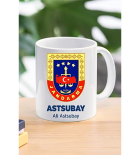 Astsubay özel tasarım kupa bardak
