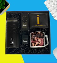 Kişiye Özel Premium Kutu Termos Bardak Cüzdan Metal Cakmak Metal Anahtarlık Fotoğraflı Nescafe Ve Çay Fincanı