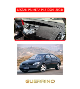 NİSSAN PRİMERA P12 2001-2004TORPİDO KORUMA HALISI KIRMIZI KENAR