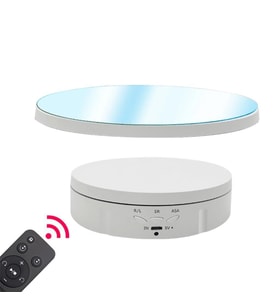 2in1 Aynalı 360°Dönen Uzaktan Kumandalı Sunum Standı 10 KG