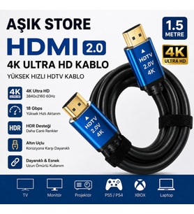 HDMI 2.0 Kablo 1,5 Metre