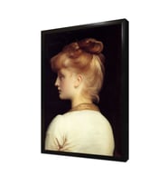 Leighton Kızı Çerçeveli Mdf Tablo
