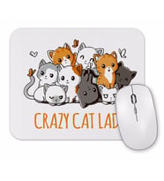 Crazy Cat Lady Kedi Mouse Pad