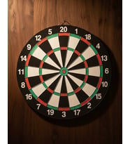 15 İnç Dart Tahtası Seti Dayanıklı Yapı 4 Metal Dart Oku