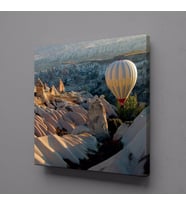 ÜRGÜP HAVA BALONU KANVAS TABLO 90x90cm (Karışık)