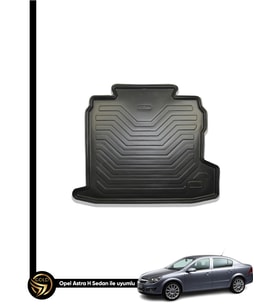 Gold Opel Astra H Sedan 2007-2012 Araca Özel Bagaj Havuzu