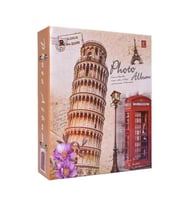 100'lük Pisa Kulesi Desenli 13x18cm Fotoğraf Albümü