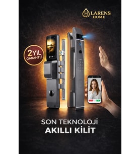 LUXERA X9 Pro Akıllı Kapı Kilidi – Yüz Tanıma, Parmak İzi, Şifre, Kart ve Tuya Uygulama Destekli