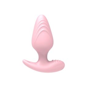 Uzaktan Kumandalı Şarjlı Titreşimli A*nal Plug Pembe (10,49 cm)