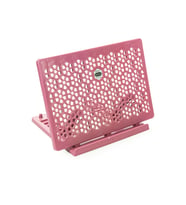 Plastik Rahle - Pratik Rahle - Masa Üstü Rahlesi - Kitap Okuma Standı - Pembe