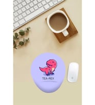 Tea Rex Desenli Bilek Destekli Mouse Pad