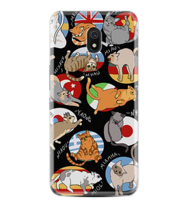 Xiaomi Redmi 8A 8 Pro 9C 9T 10C 11T Pro Kılıf Desenli Silikon Miyavlamalar 1793