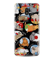Xiaomi Redmi 8A 8 Pro 9C 9T 10C 11T Pro Kılıf Desenli Silikon Miyavlamalar 1793