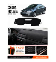 SKODA OCTAVİA (2000-2008) Uyumlu Torpido Örtüsü Torpido Kılıfı - Siyah