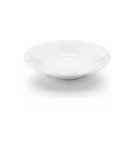 Tria 304B Beyaz Çay Tabağı 6 Lı 11 Cm