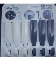 6 lı Pratik Askı Havlupan Çekmece Mutfak dolabı askısı 3 Gri ^Beyaz