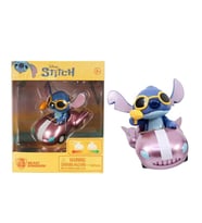 YuMe Toys Disney Stitch Zoom Hero Serisi Çek Bırak Figürlü Spaceship with sunglasses & ray gun 15750