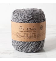 La Mia Re-Tweed Gri Melanj El Örgü İpi - L149 - 34404