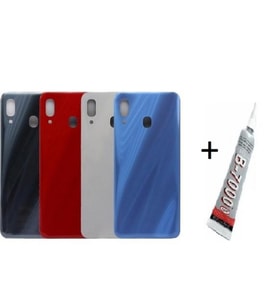 SAMSUNG A30 Arka Batarya Pil Kapağı MAVİ (B7000 15