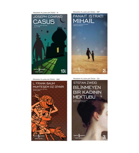 Casus + Mihail + Bilinmeyen Bir Kadının Mektubu + Bilinmeyen Bir Kadının Mektubu- 4 Kitap Set