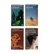 Casus + Mihail + Bilinmeyen Bir Kadının Mektubu + Bilinmeyen Bir Kadının Mektubu- 4 Kitap Set