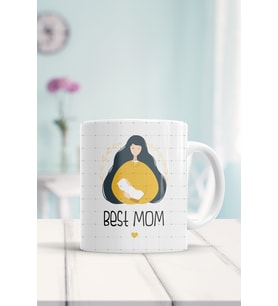 Best Mom Baskılı Kupa Bardak