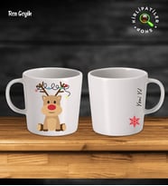 KirliPatiler Taş Kupa Fincan Üzeri Yeni Yıl Noel Baskılı (Model 12)