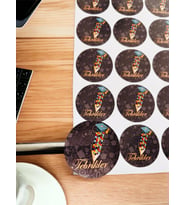 Tebrikler Yazılı Sticker Etiket  - Karne Mezuniyet Hediyesi Etiketi 35 adet -T463