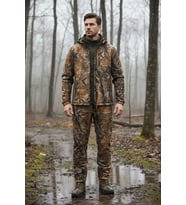 Tagon Softshell (Su Geçirmez) Orman Desen Kamuflaj Takım