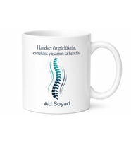 Fizyoterapist Egzersiz Ağrısız Beden Esneklik Kupa Bardak Hediye