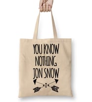 You Know Nothing Jon Snow Bez Çanta Uzun Saplı