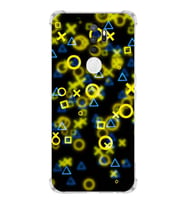 PrintiFy Oppo A52 2020 Uyumlu Köşe Korumalı Semboller Tasarımlı Şeffaf Silikon Kılıf