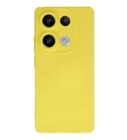 Redmi Note 13 Pro 4G Kılıf Nano içi Kadife Silikon - Sarı