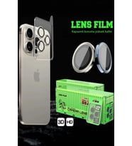 Durukar® Redmi 15C 4G Raze Metal Kamera Lens - Siyah