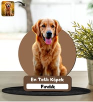 BK Gift Köpeğinizin Fotoğrafına Özel Masa Biblosu, Ev Hediye, Arkadaşa Hediye, Sevgiliye Hediye