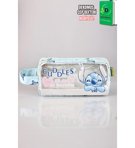 x Dekomus Lisanslı Stitch "Cuddle Dream Collection" Kalem Çantası Dekomus Cep Defteri Hediyeli