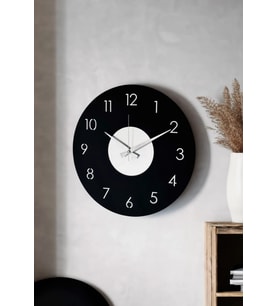 MODERN AHŞAP DUVAR SAATİ SAĞLAM **ÇOK ŞIK** ve BİRARADA..NO:61